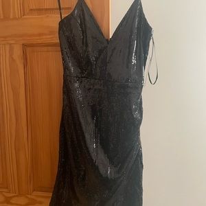 Lulus sequin mini dress NWT